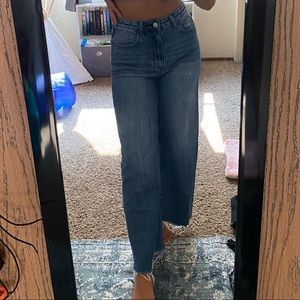 Wide leg jeans